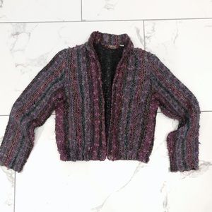 80’s nubby knit jacket